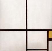 Piet Mondrian Conformation with yellow oil painting artist